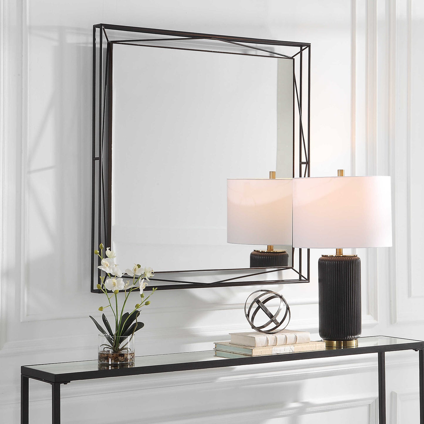 Uttermost Entangled Square Mirror 09868
