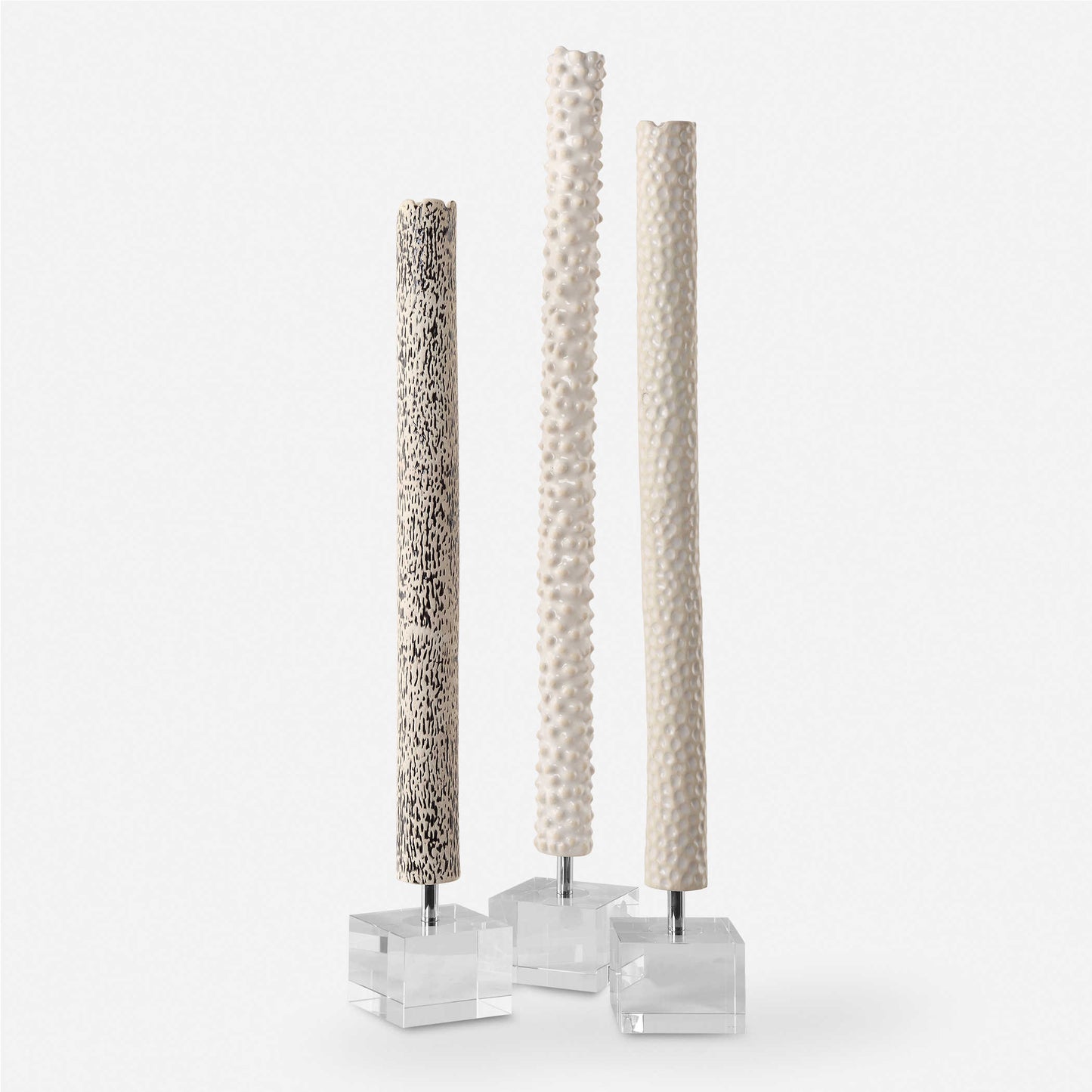 Makira, White (Set of 3)