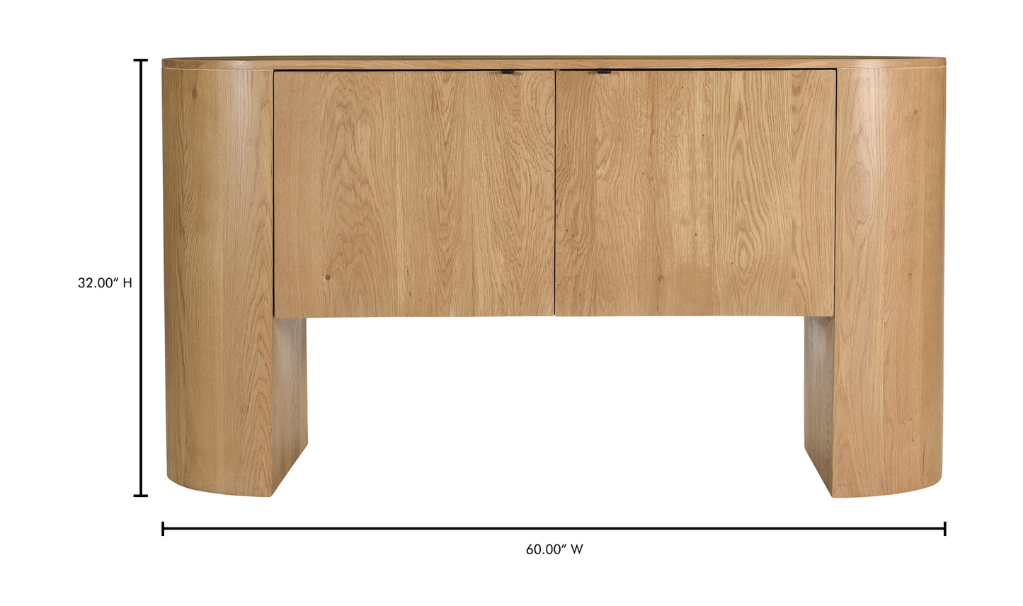 Moe's Theo 2 Door Sideboard Small RP-1052-24