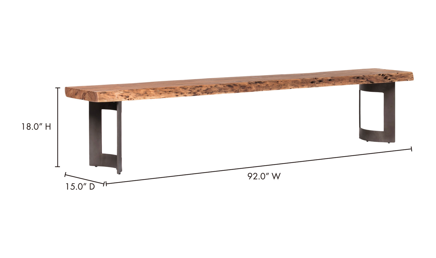 Moe's Bent Bench Small VE-1022-03-0