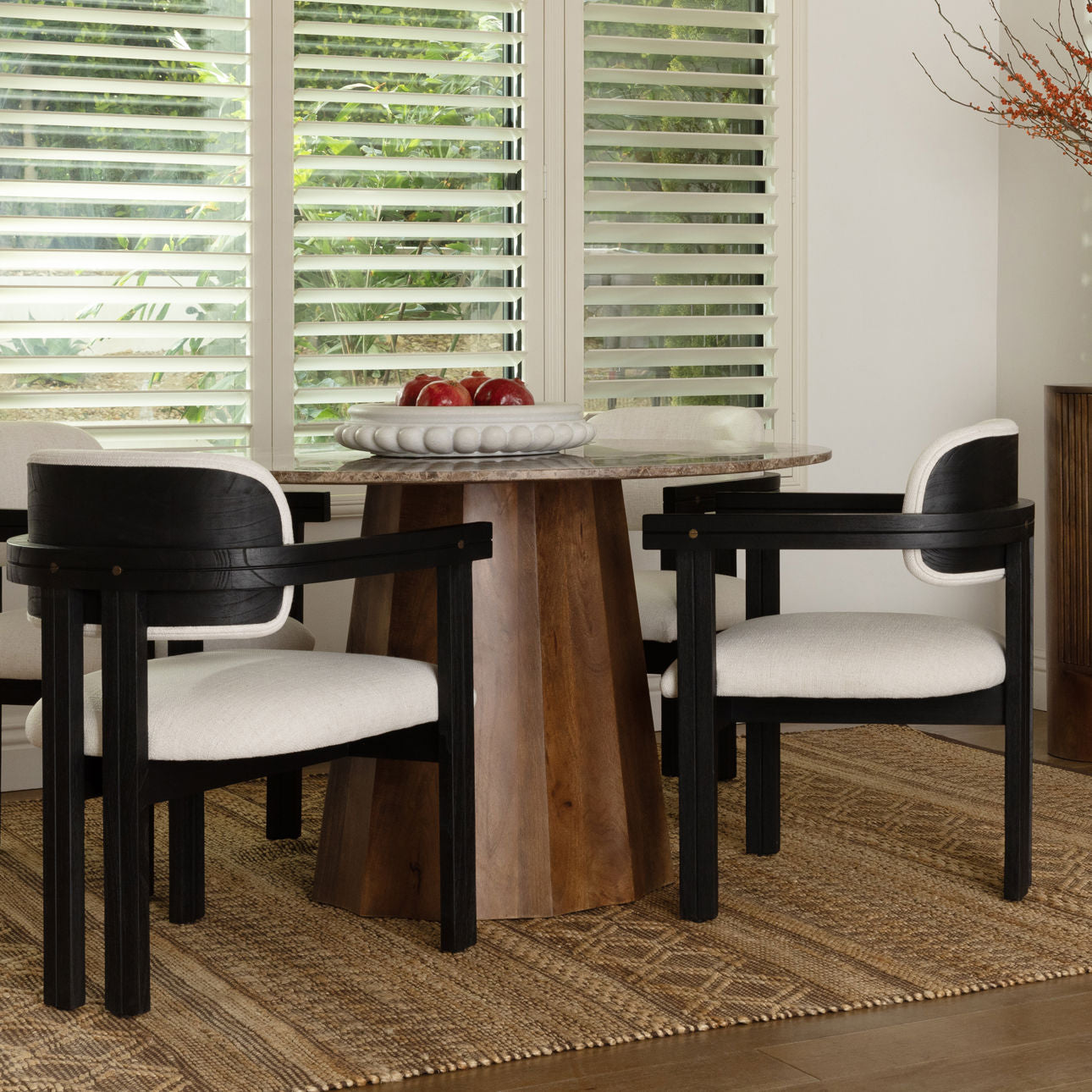 Dovetail Nathaniel Dining Chair (6 Piece Set) DOV11677