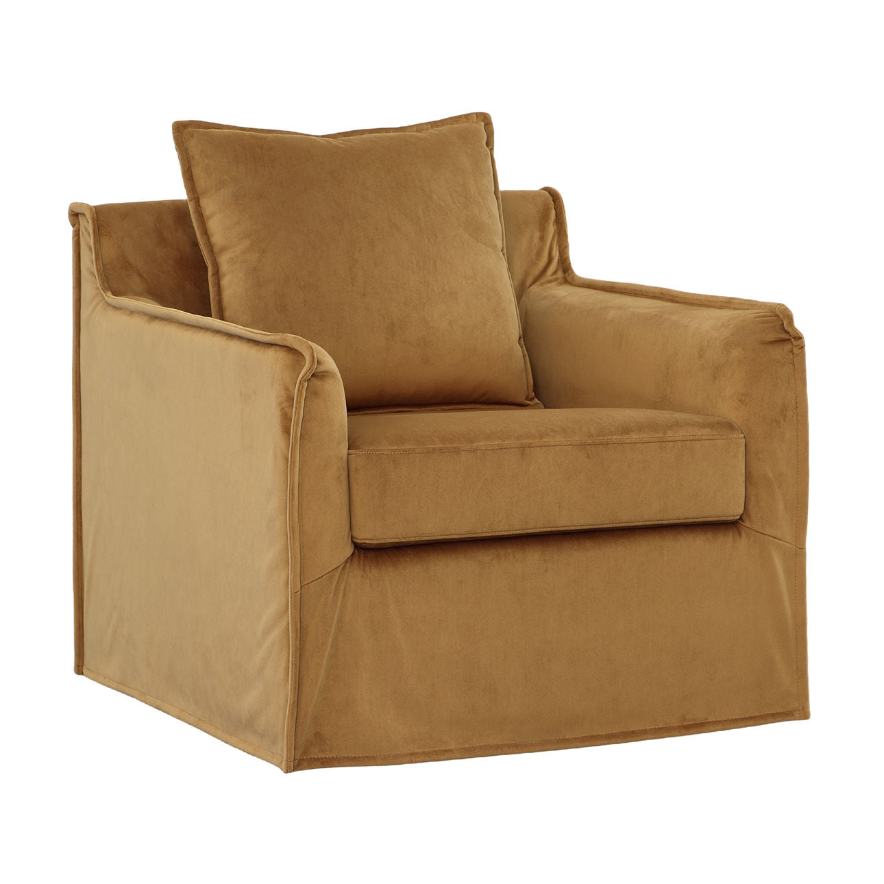 Dovetail Blanc Swivel Chair DOV17158