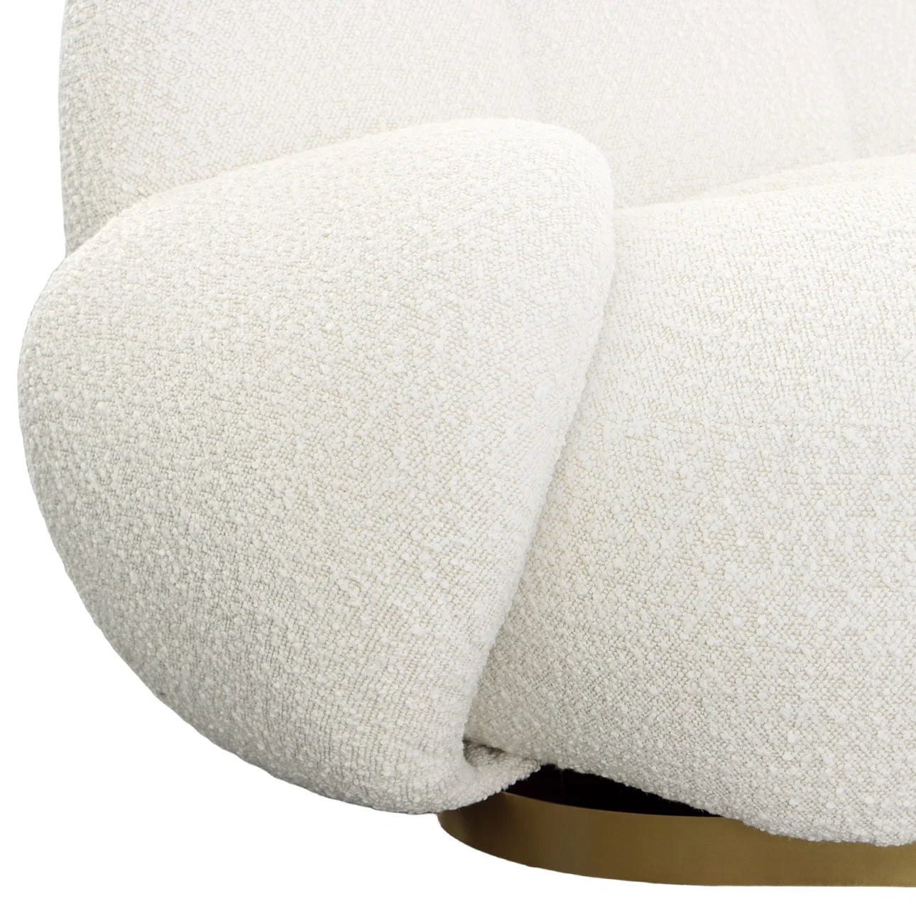 Dovetail Kass Swivel Chair DOV34028CRM