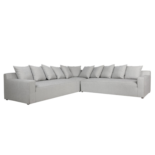 Dovetail Marcia L-Shape Sectional DOV64004-GREY