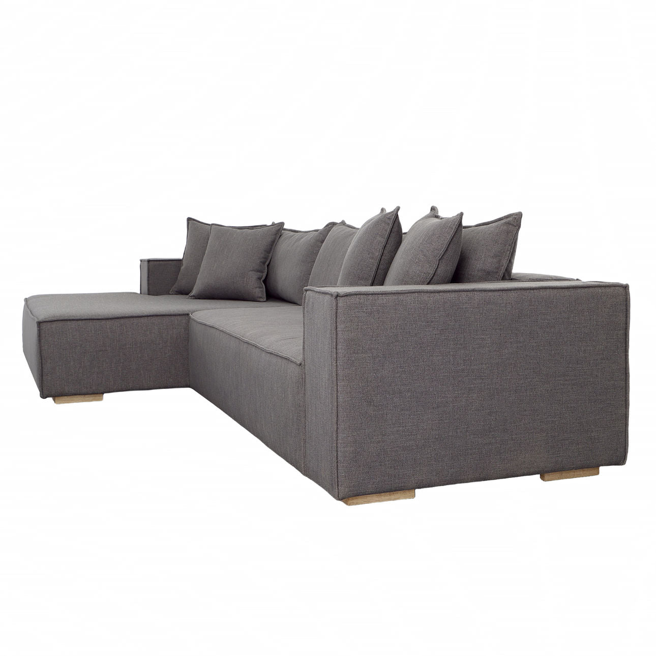 Dovetail Clarisse Chaise Sectional GAS1003R-CHAR-122