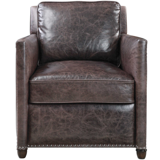 Uttermost Roosevelt Club Chair - Smoke R23377