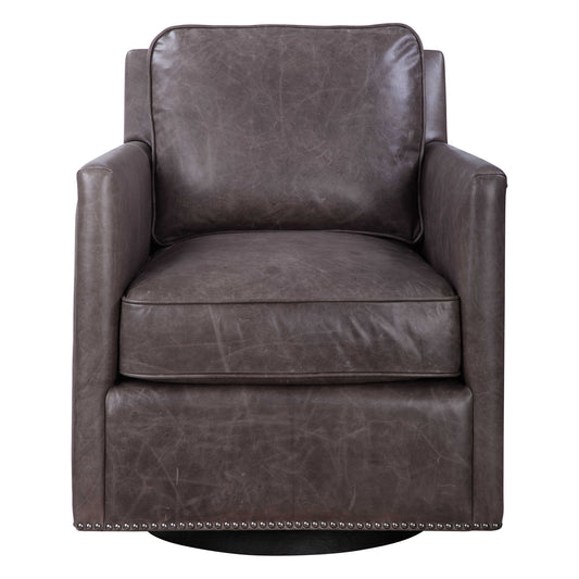 Uttermost Roosevelt Swivel Chair - Smoke R23542