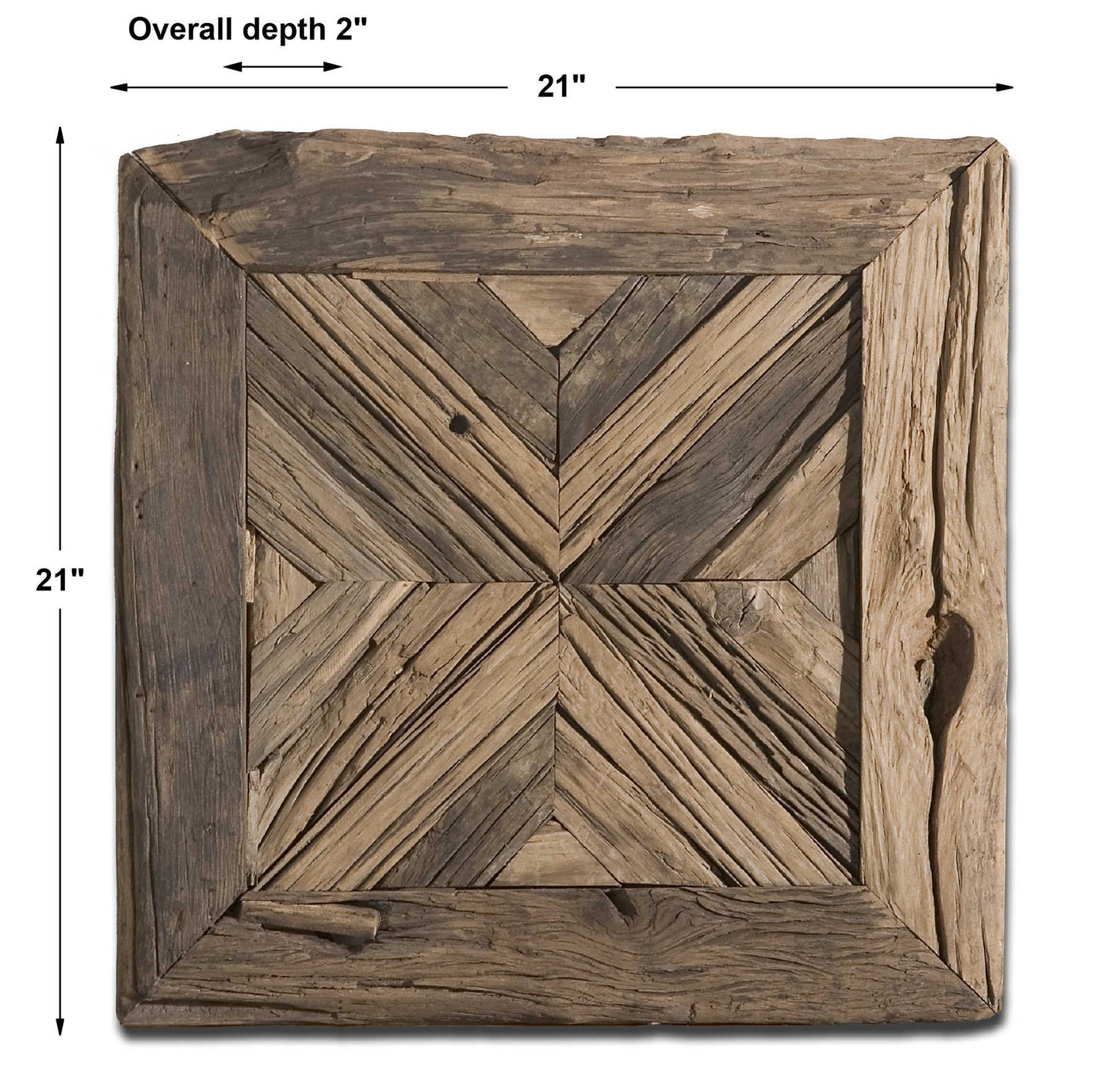 Uttermost Rennick Wood Wall Square 04014