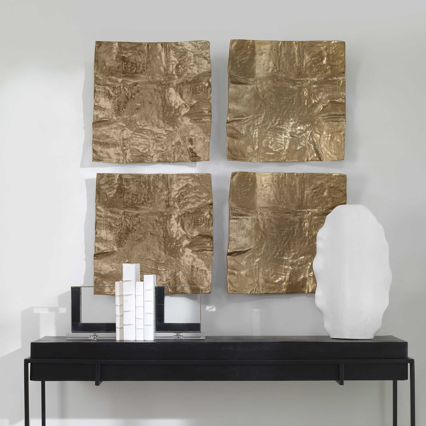 Uttermost Archive Metal Wall Decor, Brass 04315