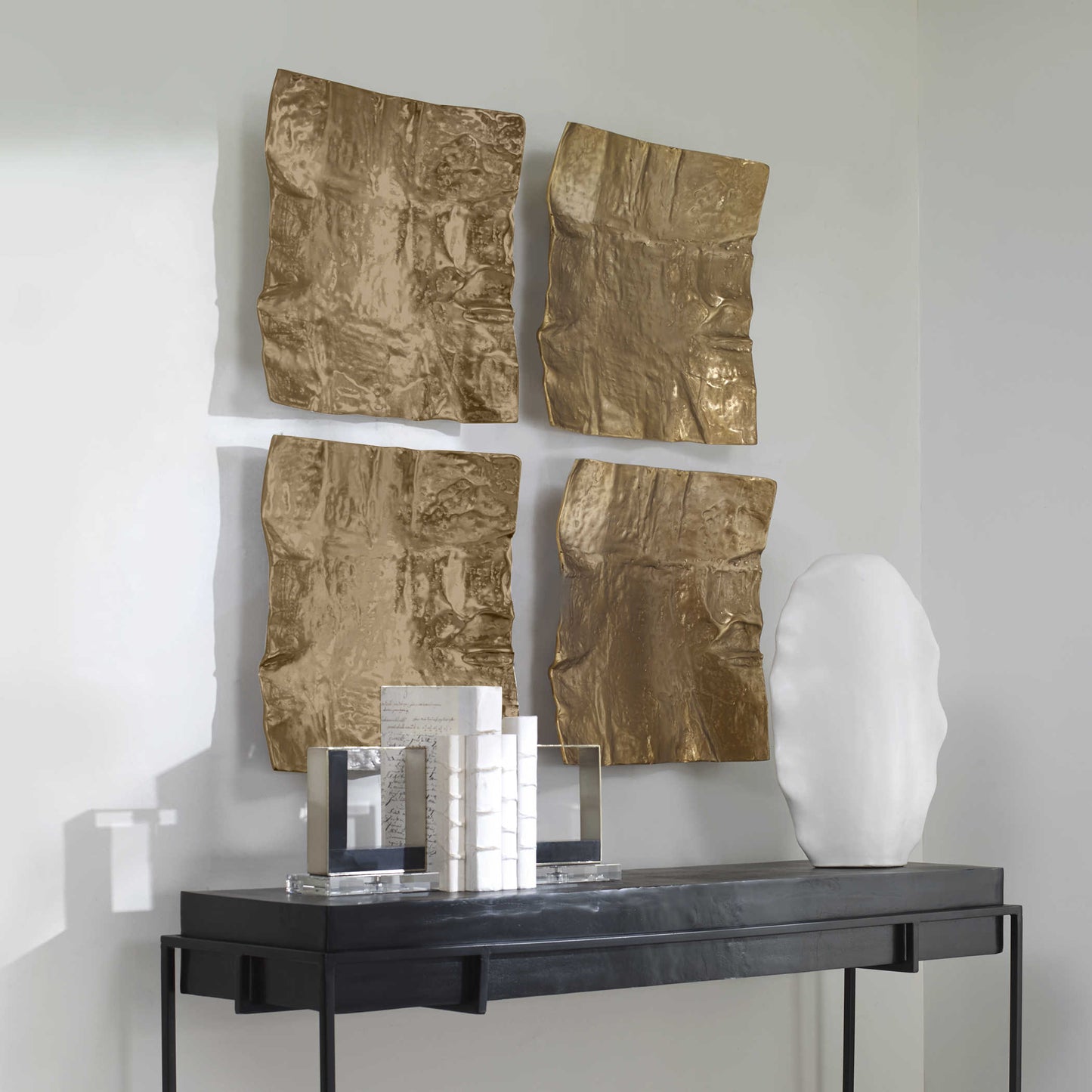 Uttermost Archive Metal Wall Decor, Brass 04315