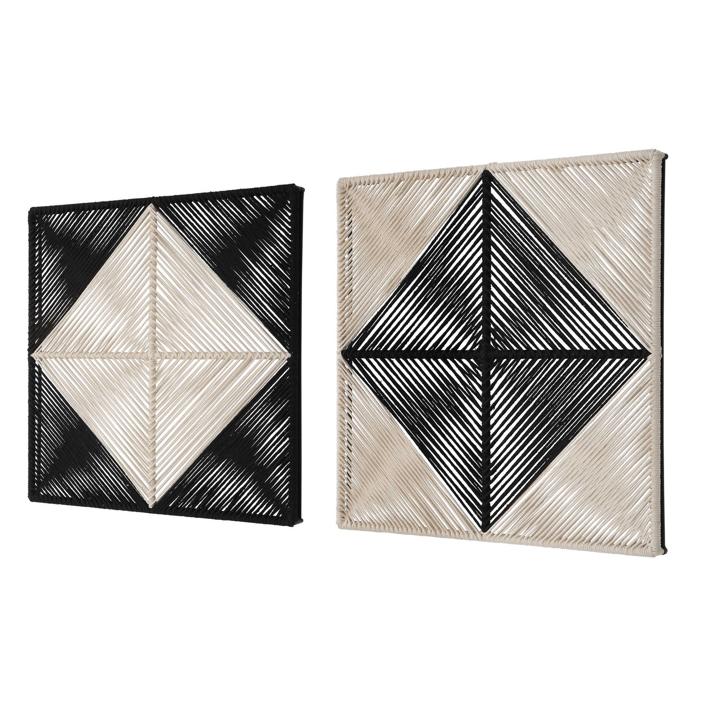 Uttermost Seeing Double Wall Squares 04330 (Set of Two)