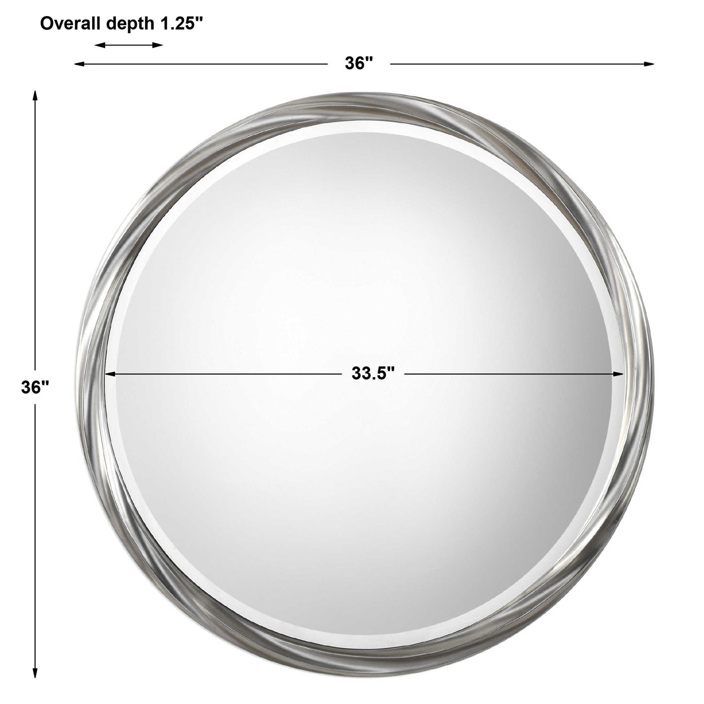 Uttermost Orion Round Mirror 09278