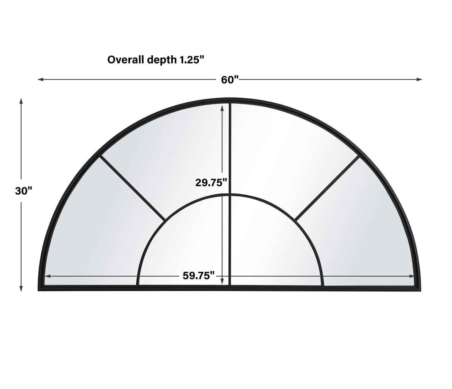 Uttermost Rousseau Arch Mirror 09733