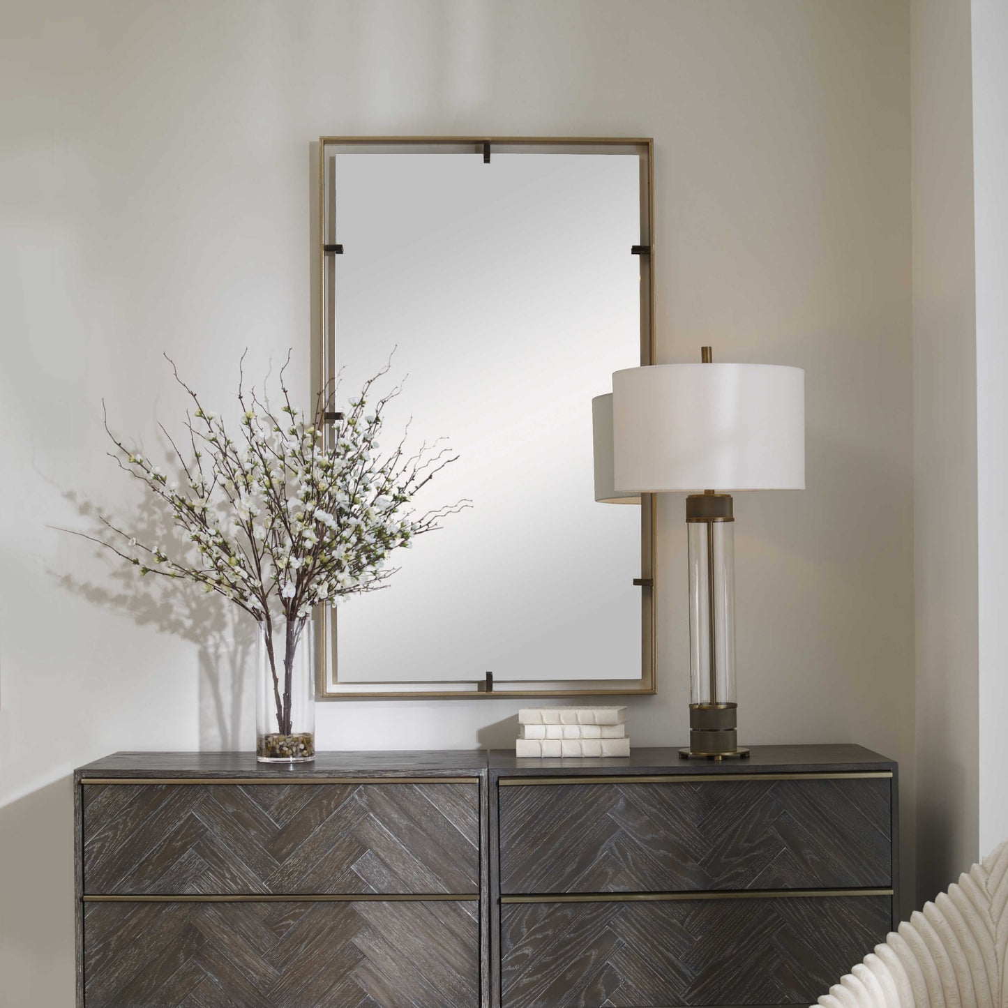 Uttermost Egon Mirror, Gold 09754