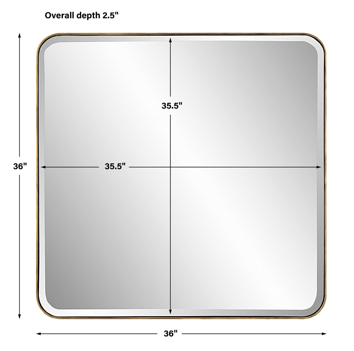 Uttermost Hampshire Square Mirror 09794