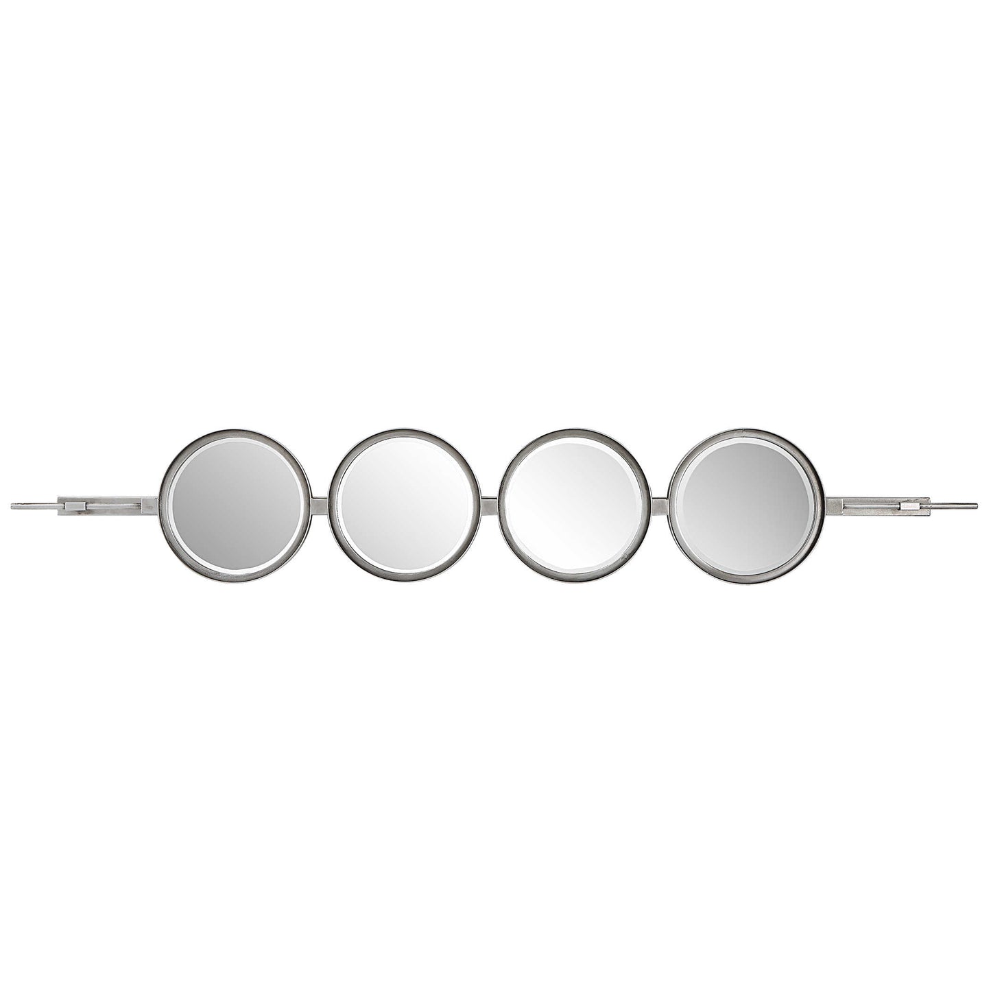 Uttermost Button Mirror, Silver 09842