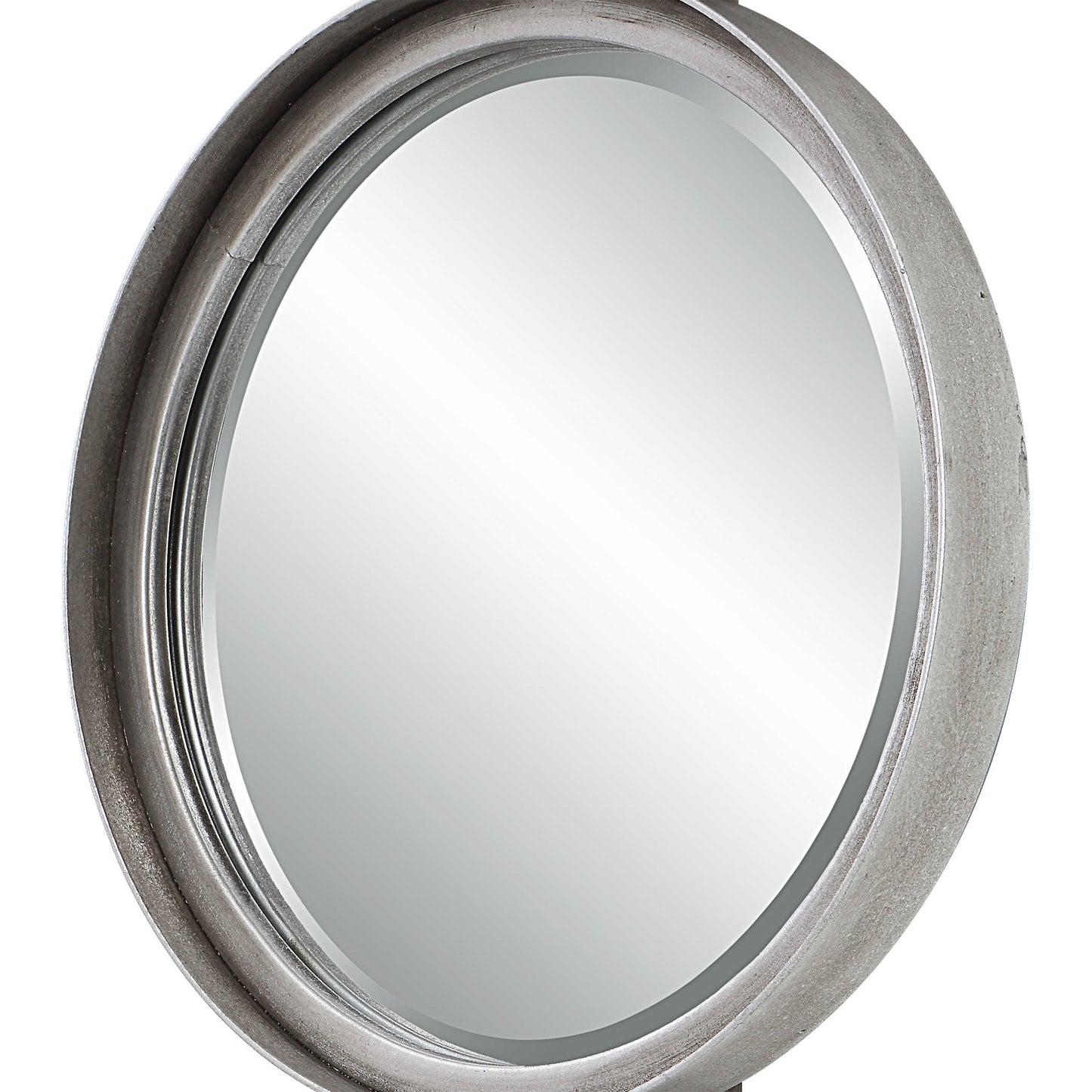 Uttermost Button Mirror, Silver 09842