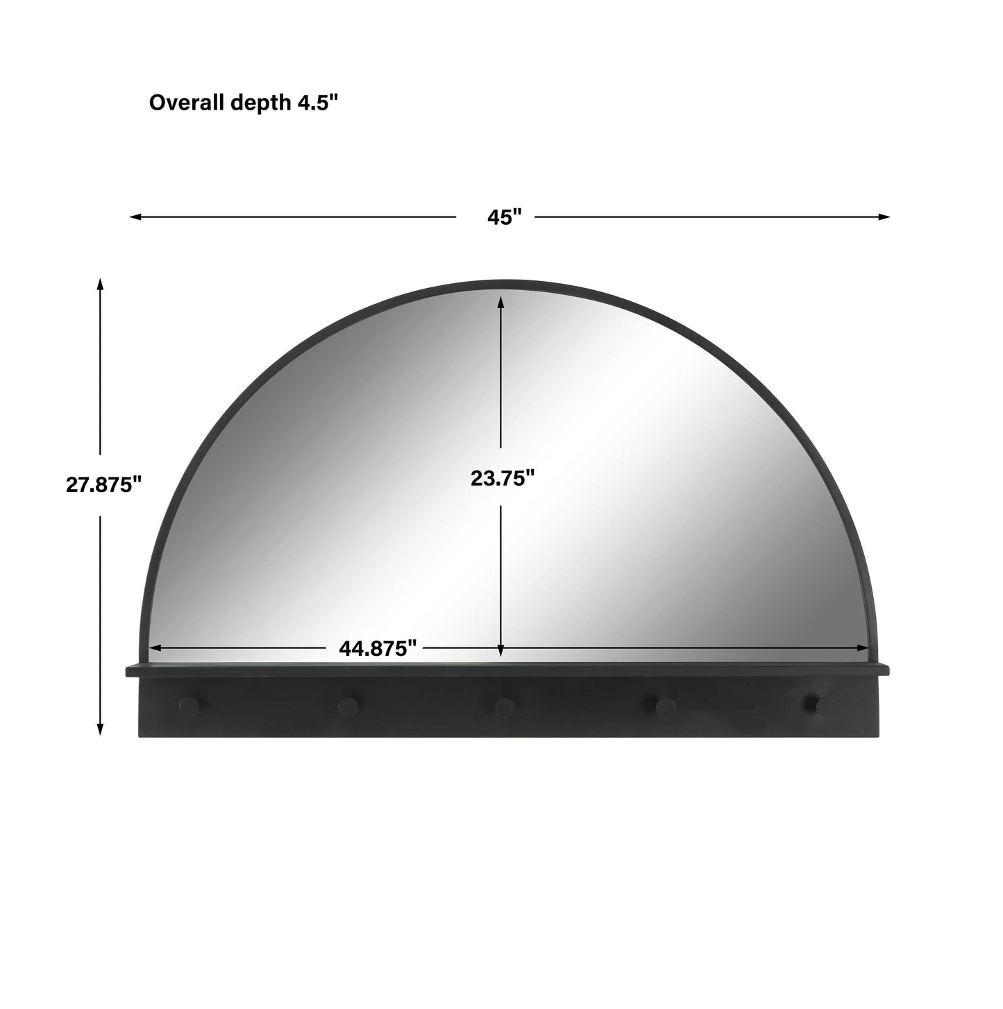 Uttermost Ambry Arch Entryway Mirror 09866