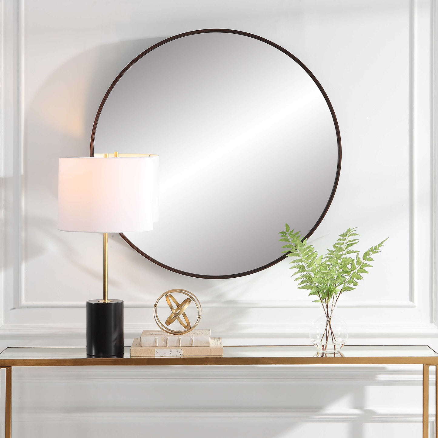 Uttermost Eden Round Mirror 09869