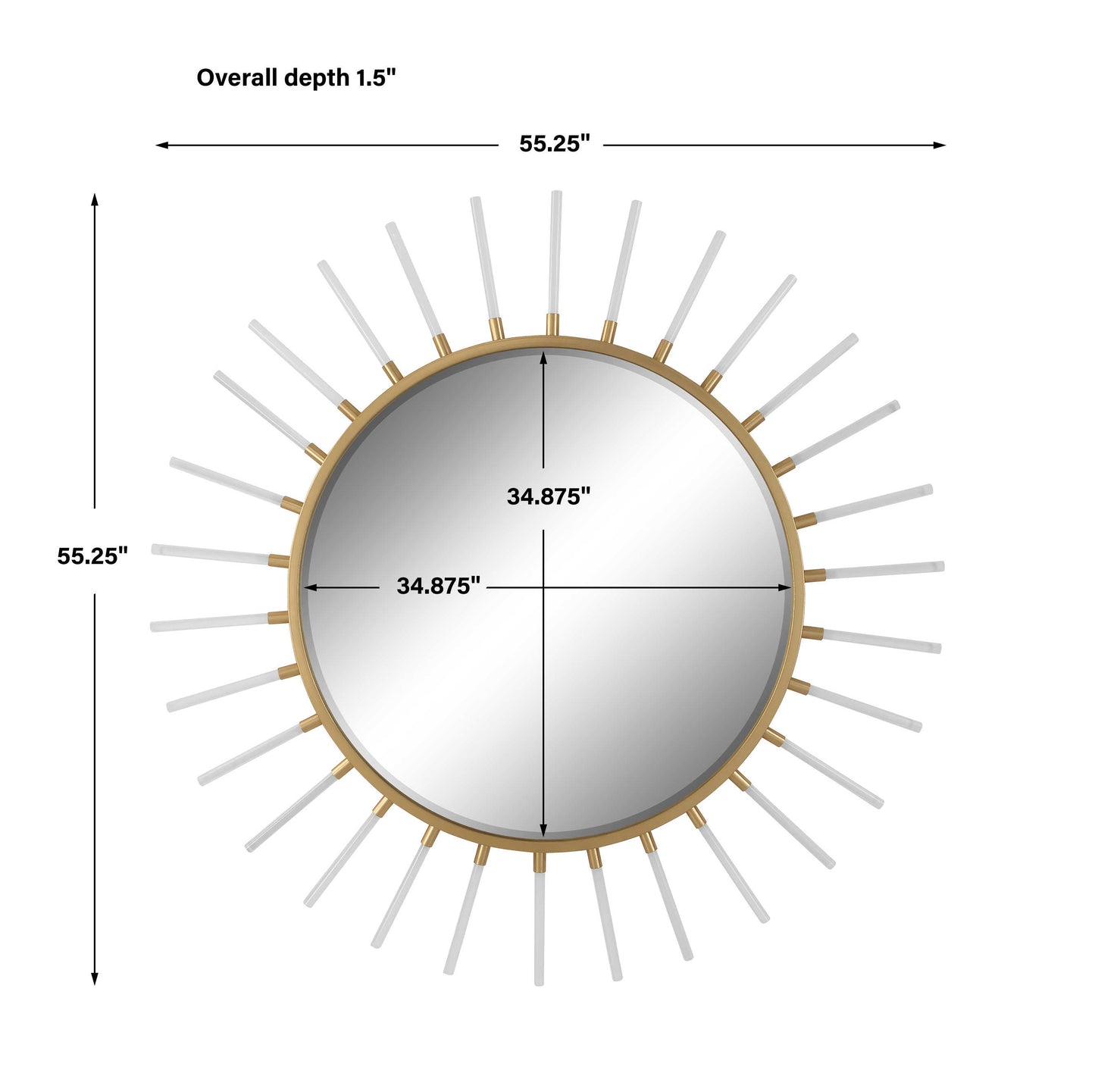 Uttermost Oracle Round Mirror 09883