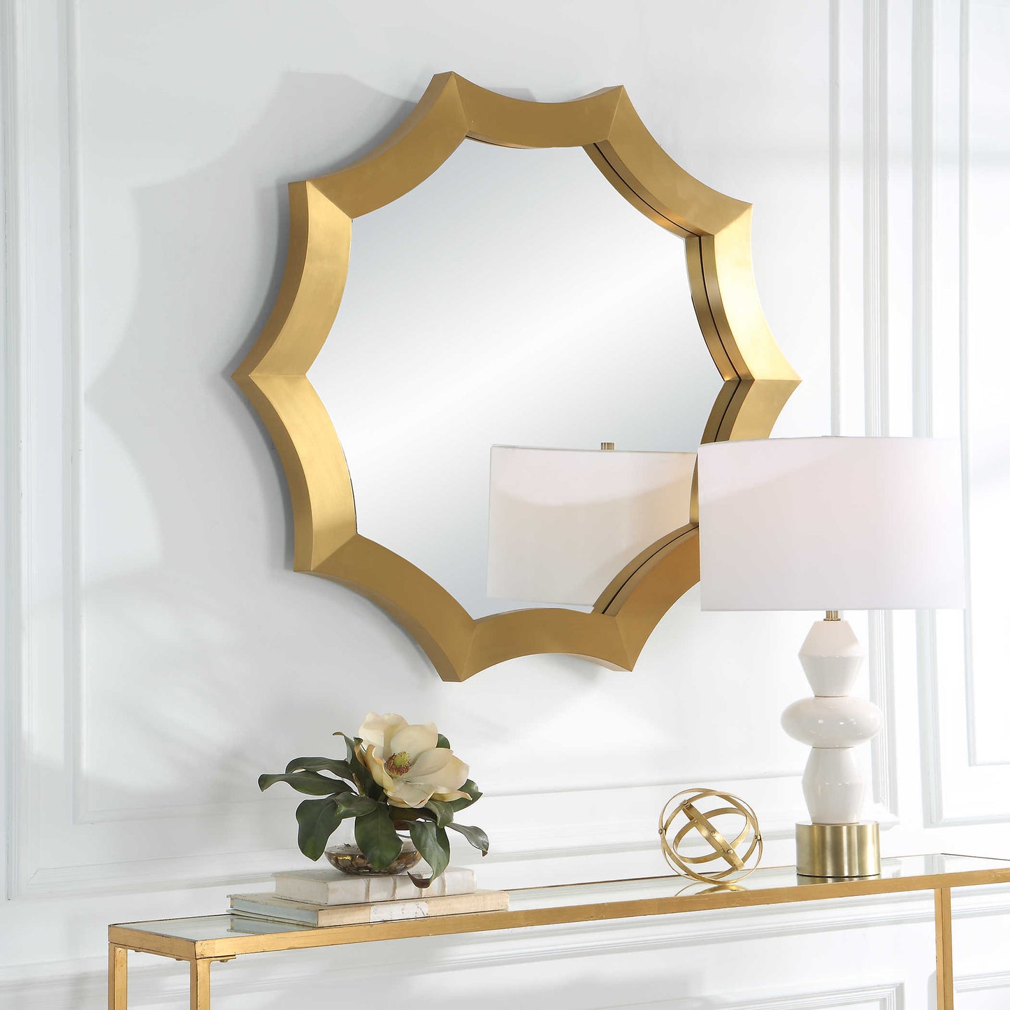 Uttermost Flare Round Mirror 09906