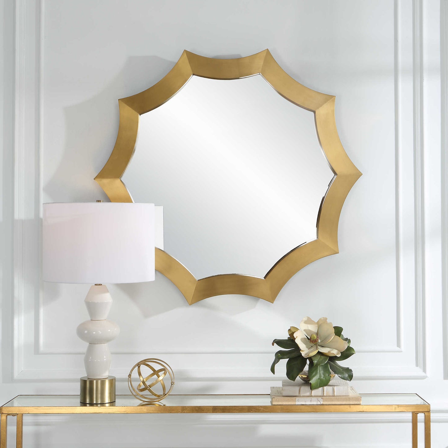 Uttermost Flare Round Mirror 09906