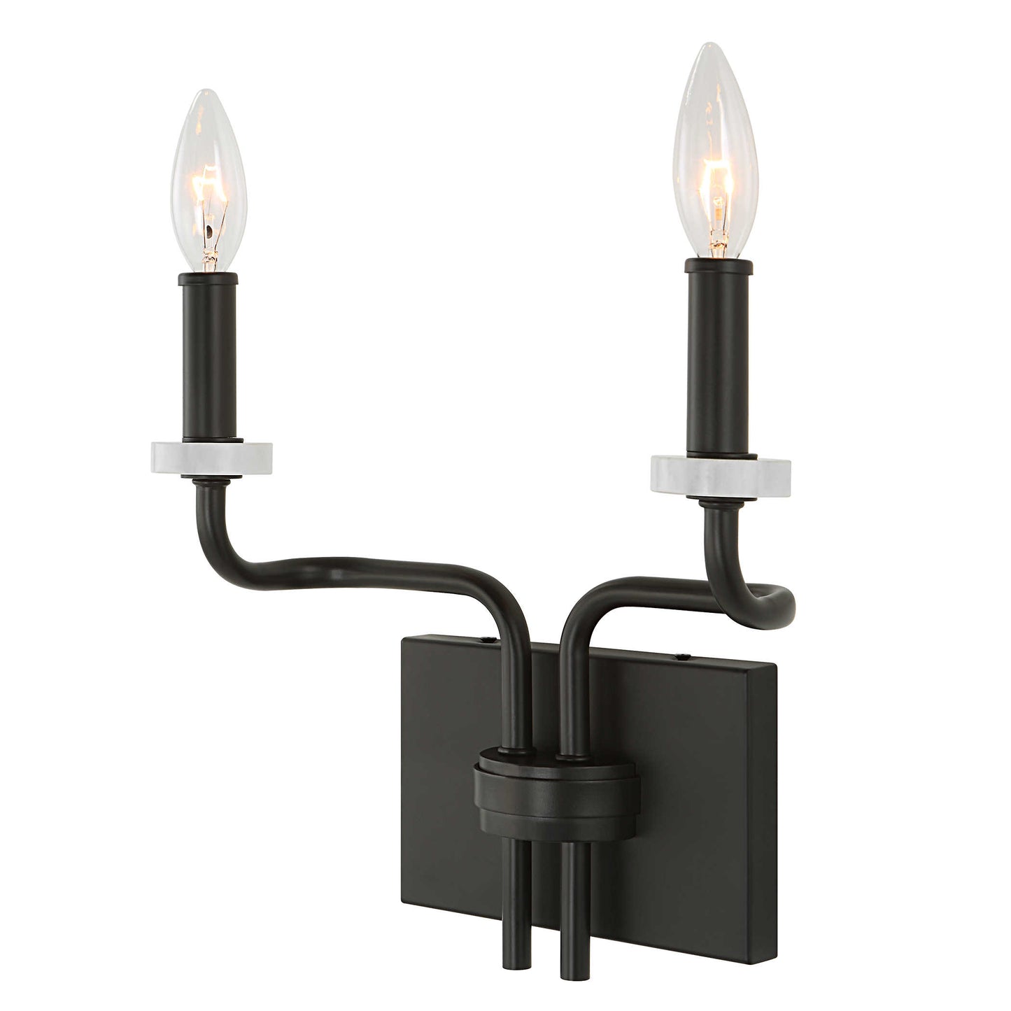 Uttermost Ebony Elegance, 2 Lt Sconce 22551