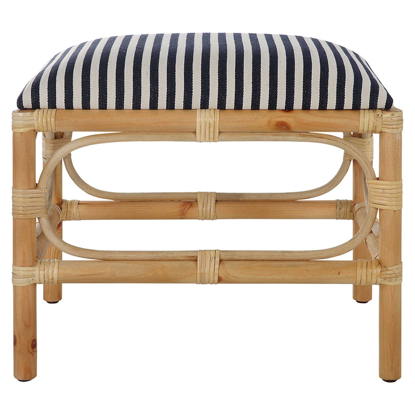 Uttermost Laguna Small Bench, Striped 23666