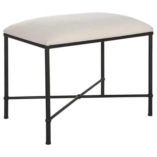 Uttermost Avenham Small Bench, Black 23680