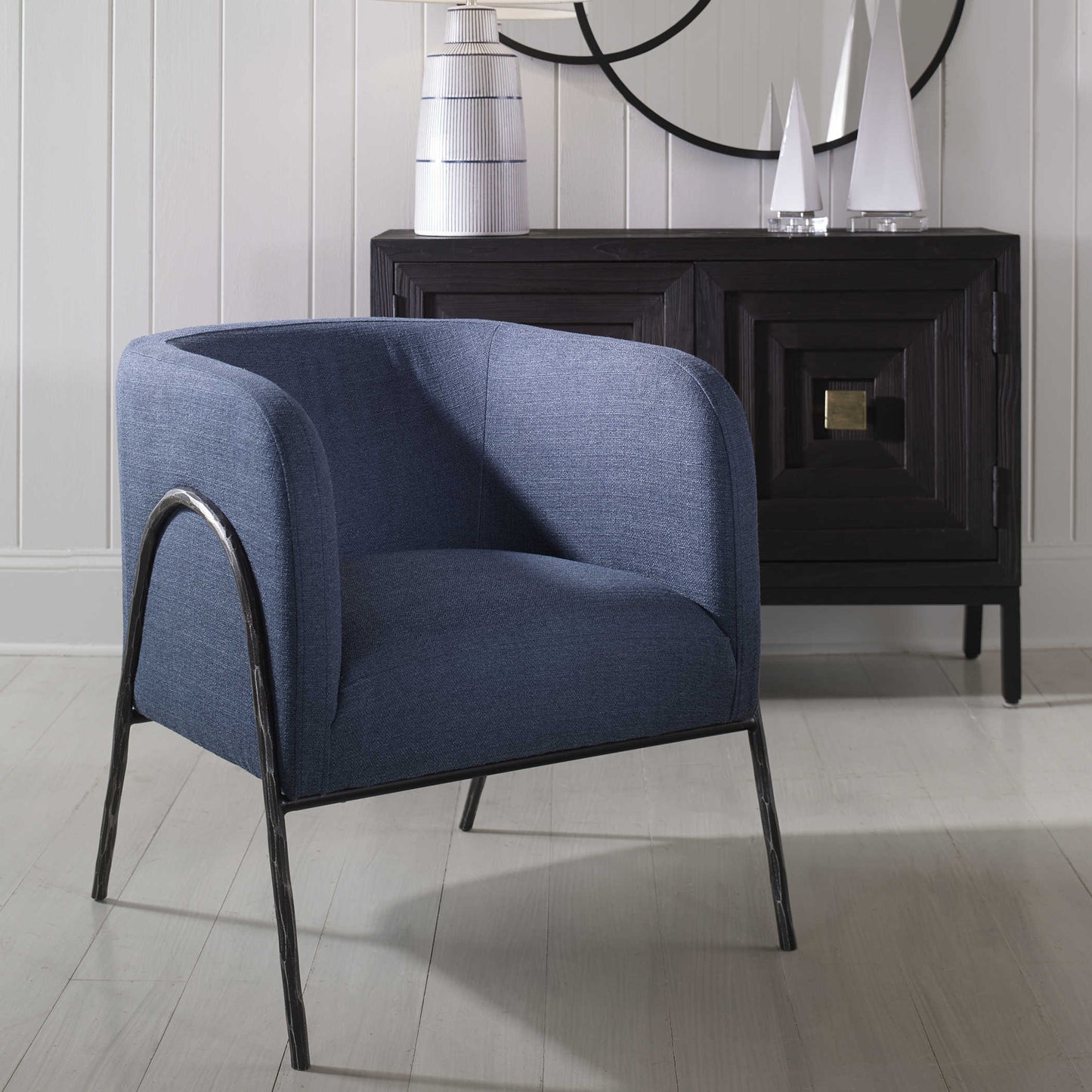 Jacobsen Accent Chair, Denim