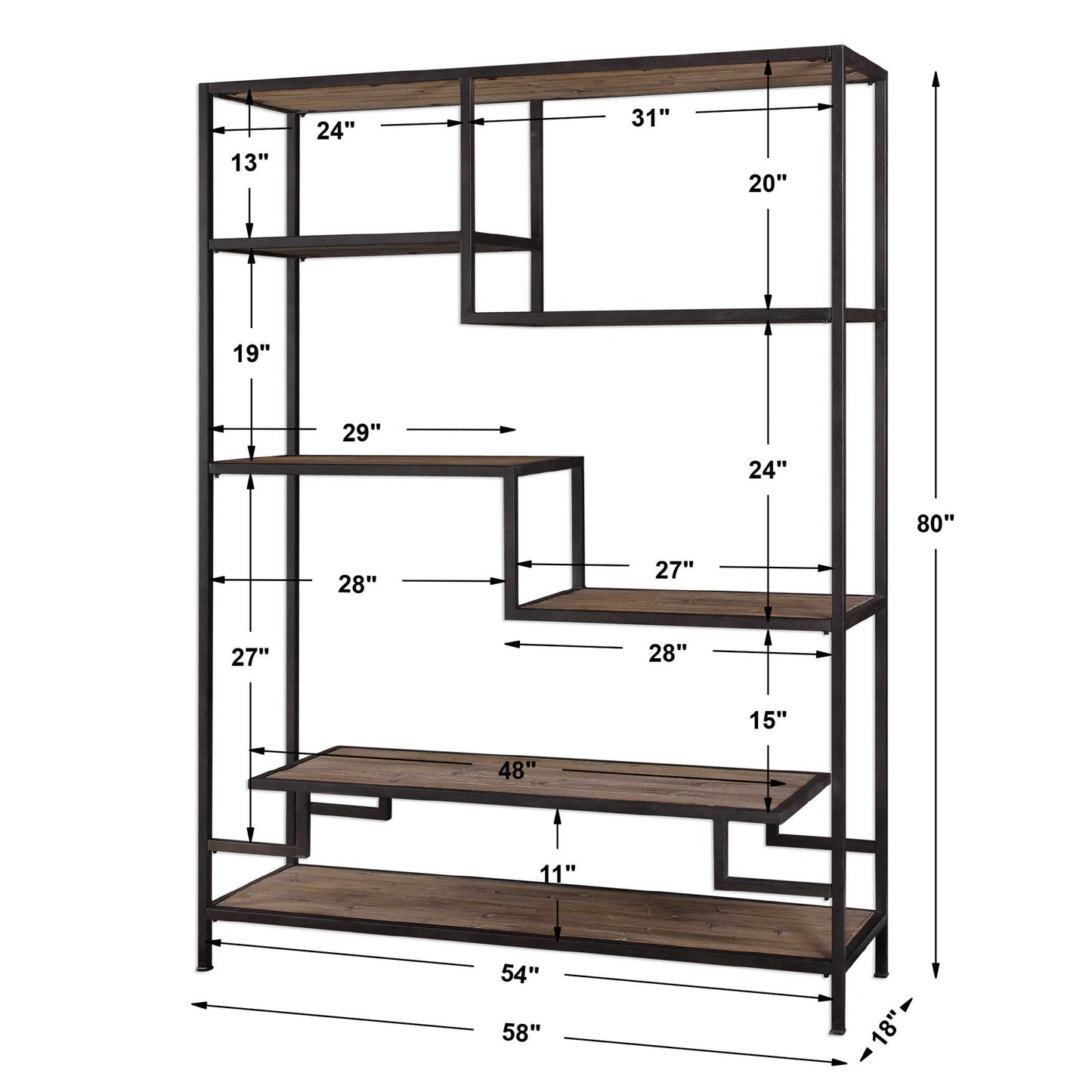 Uttermost Sherwin Etagere 24682