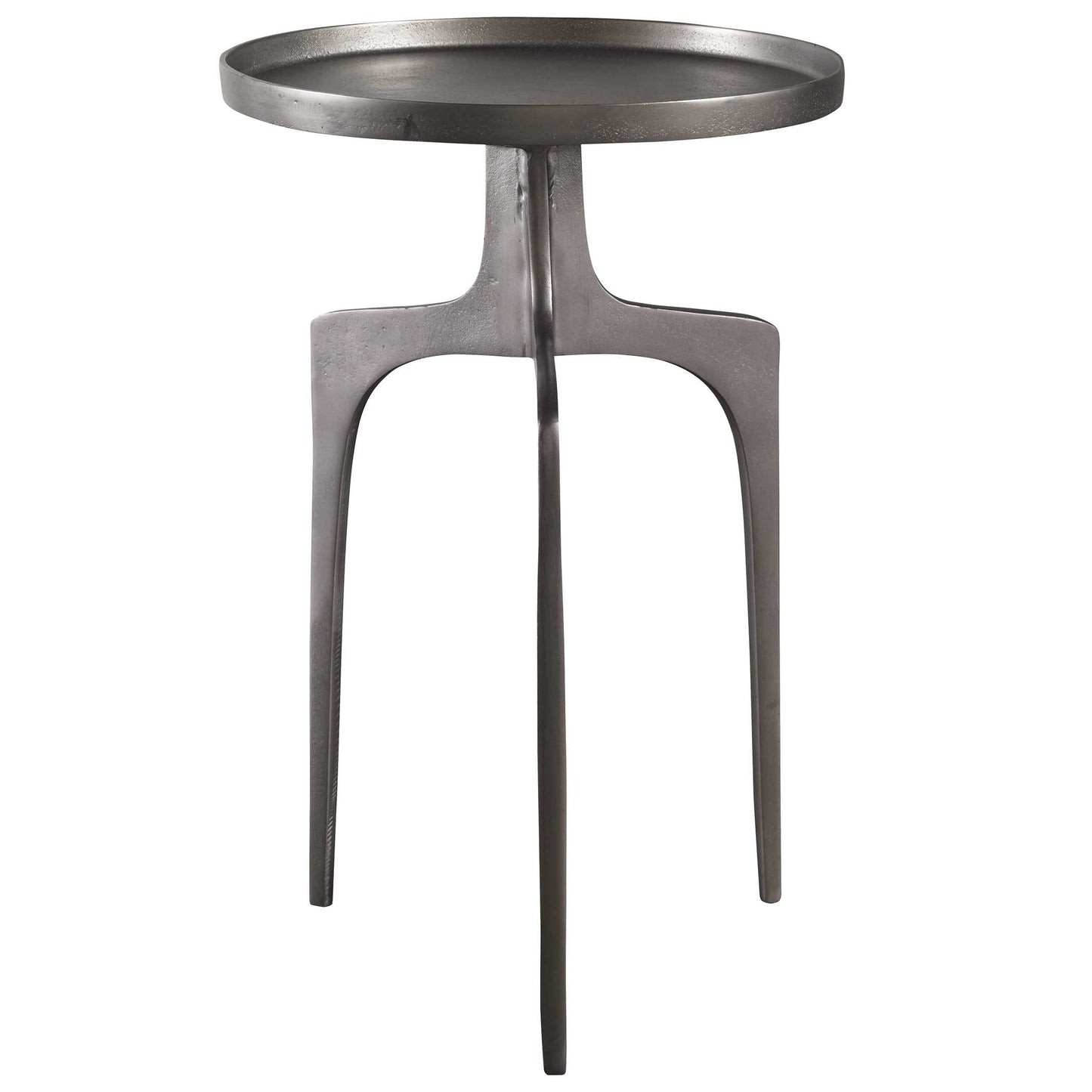 Uttermost Kenna Accent Table, Nickel 25082