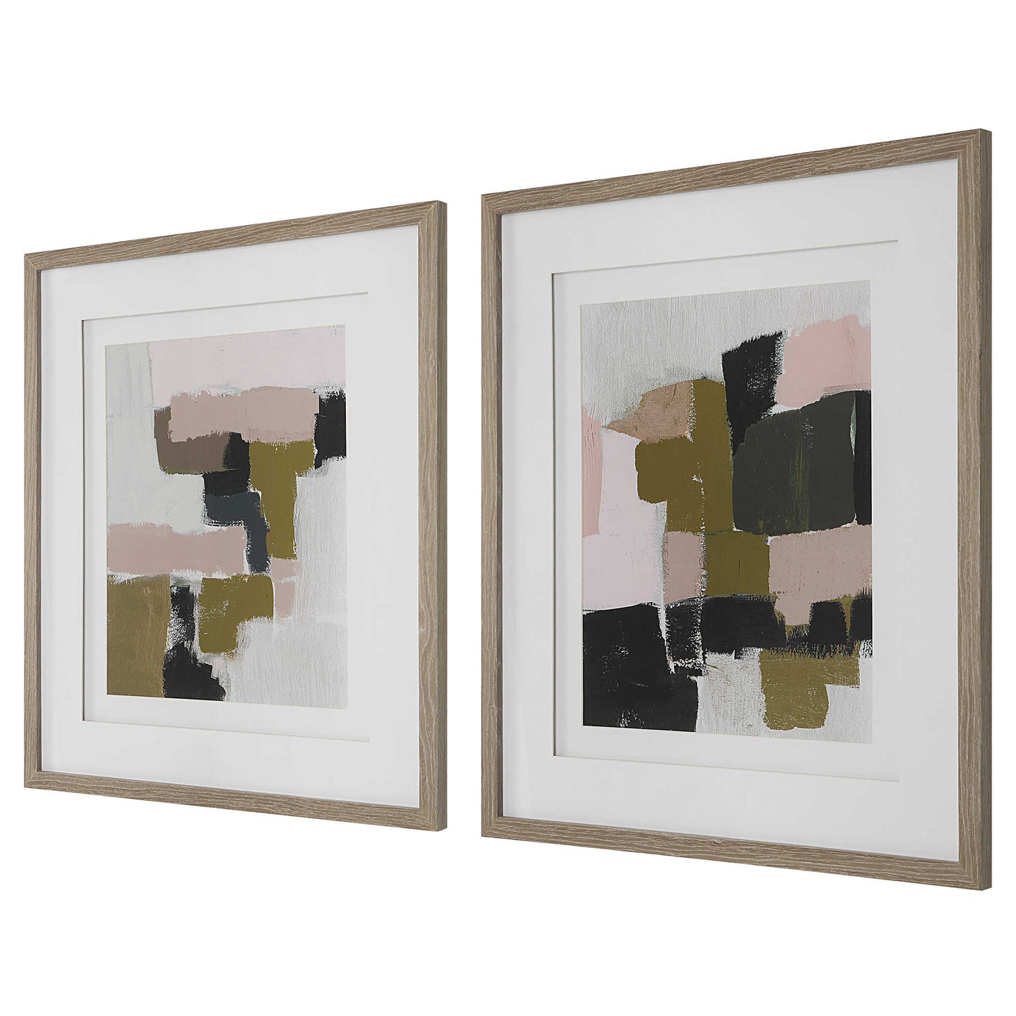 Uttermost Color Block Framed Prints 41453 (Set of 2)