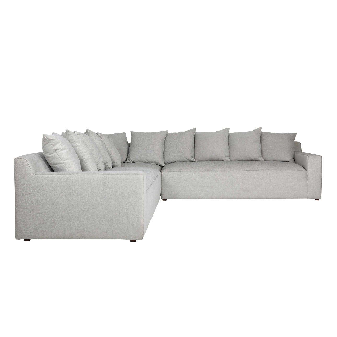 Dovetail Marcia L-Shape Sectional DOV64004-GREY