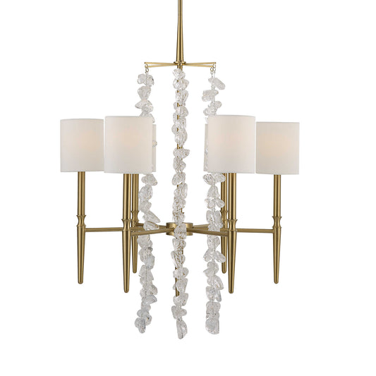 Waterfall, 6 Lt Chandelier