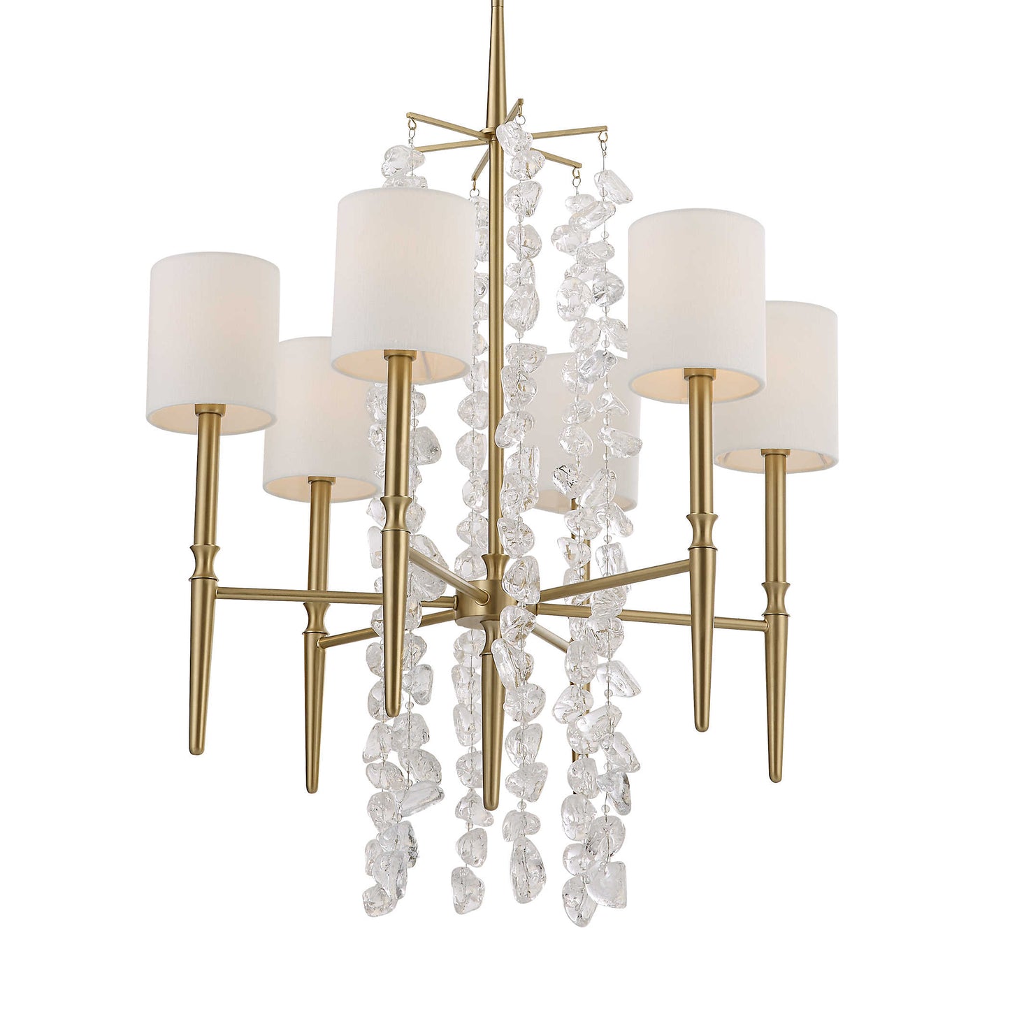 Waterfall, 6 Lt Chandelier