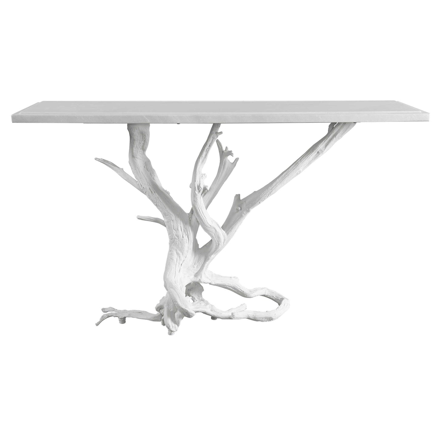 Revelation by Uttermost Big Sur Console Table - Matte White R25140