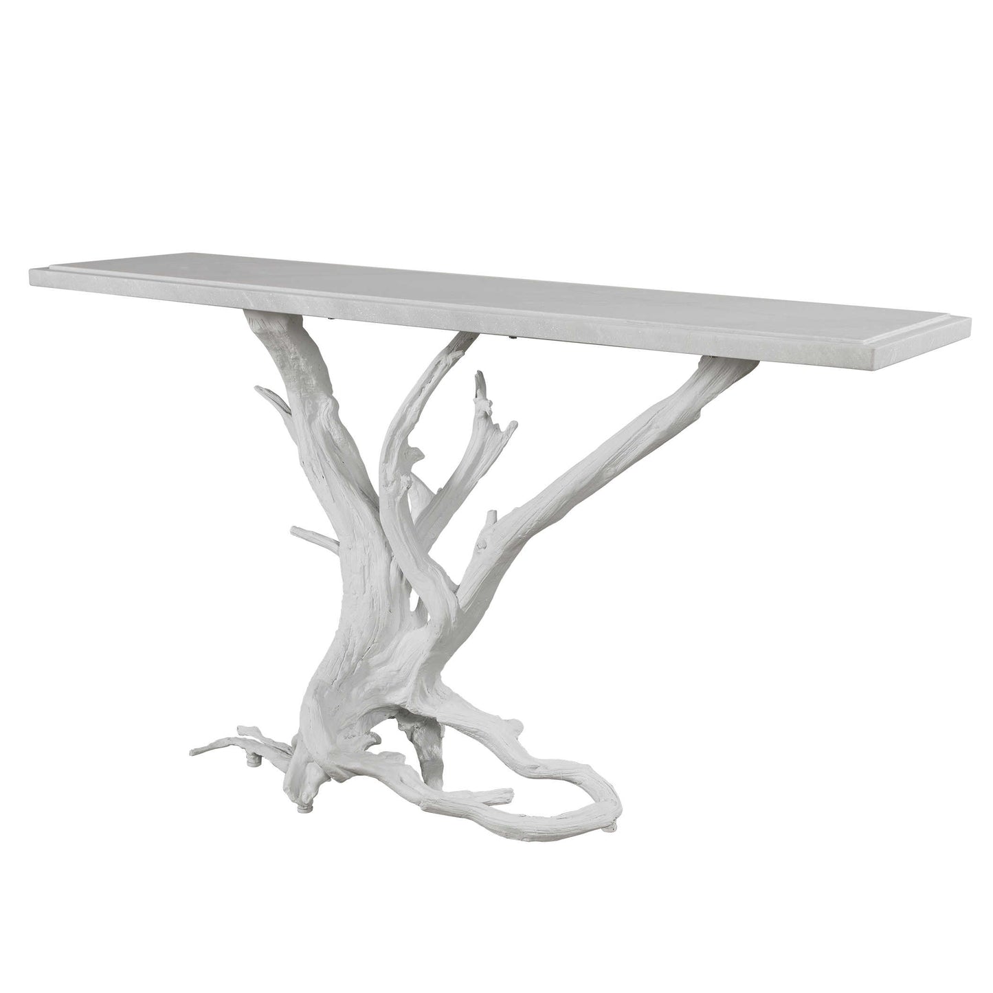 Revelation by Uttermost Big Sur Console Table - Matte White R25140