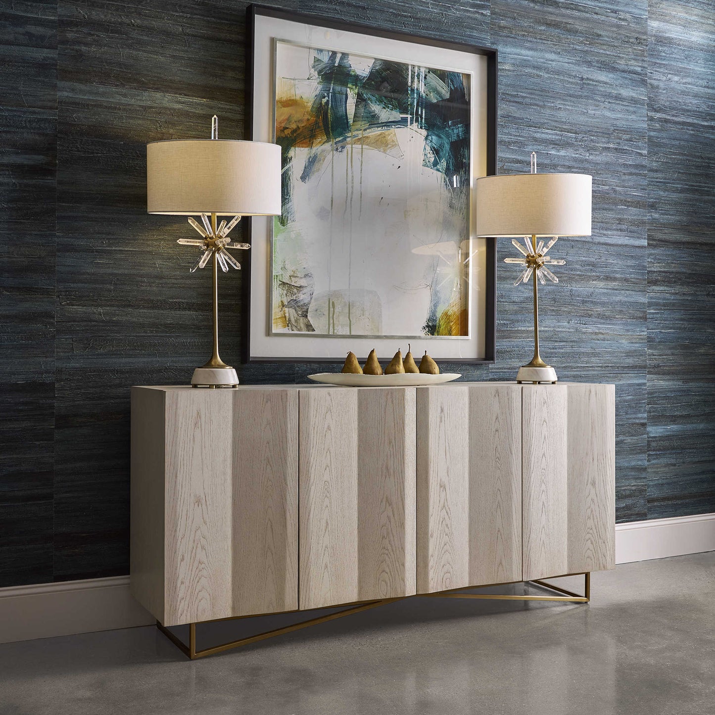 Revelation by Uttermost Ripple 4 Door Cabinet R25472